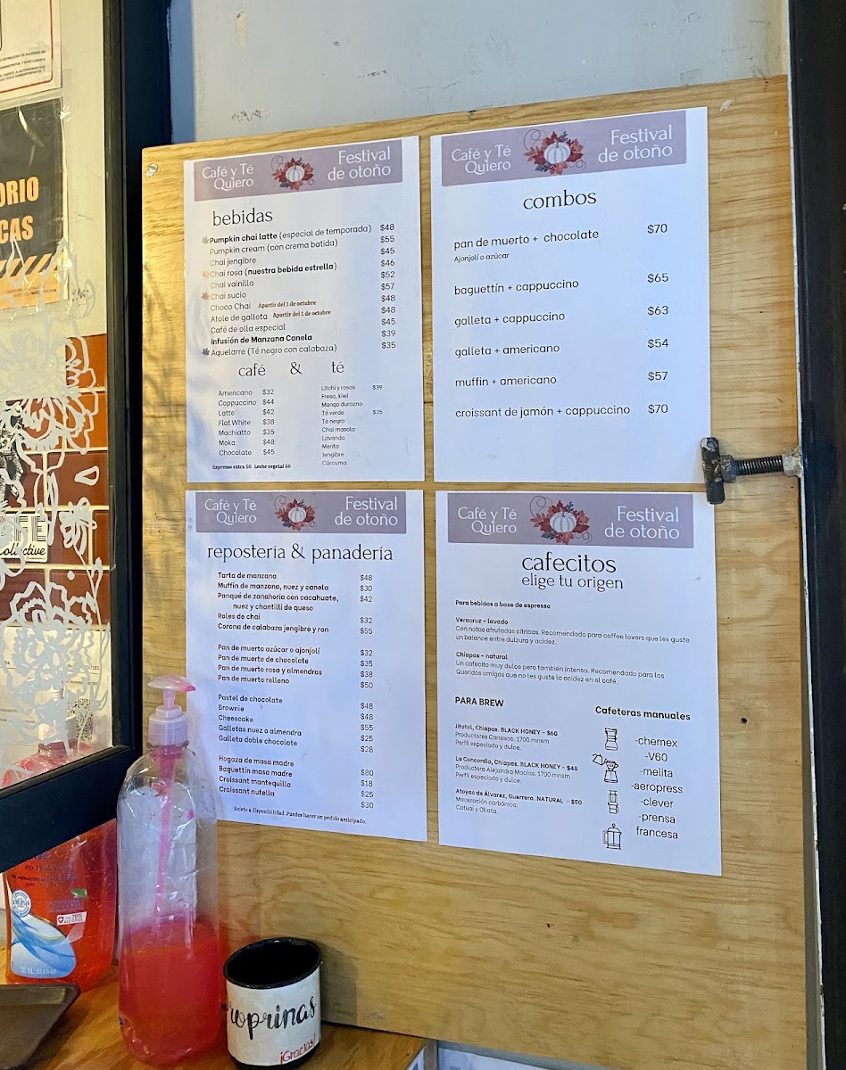 Café y Té Quiero Menu - Image 2